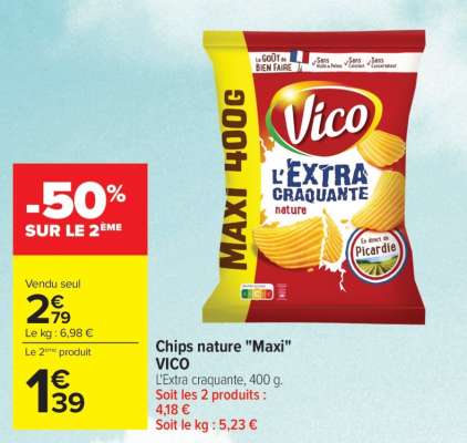 Chips nature «Maxi» VICO