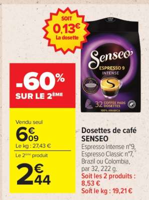 Dosettes De Café Senseo