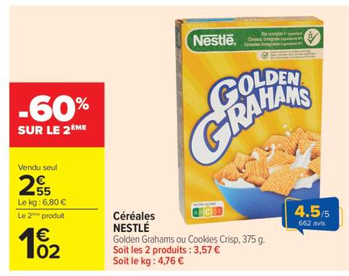CÉRÉALES “NESTLÉ”