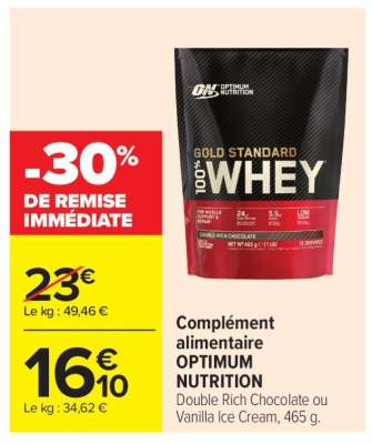Complément alimentaire OPTIMUM NUTRITION