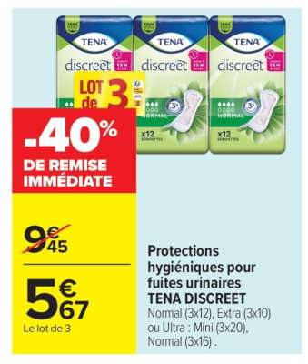 TENA DISCREET