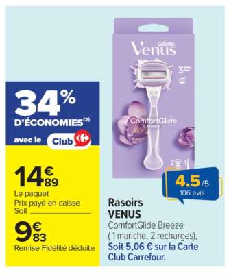 Rasoirs VENUS