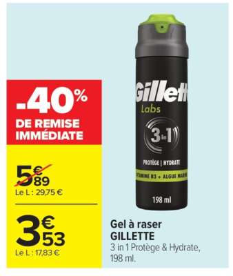 Gel À Raser Gillette