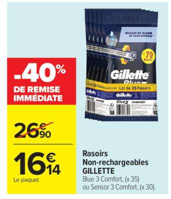 Rasoirs Non Rechargeables GILLETTE