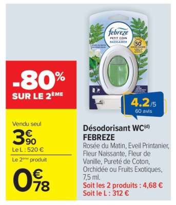 Désodorisant WC FEBREZE