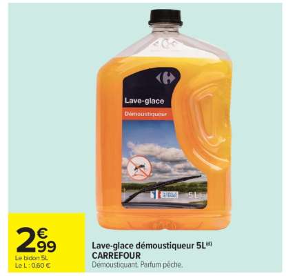 Lave-glace démoustiqueur 5L