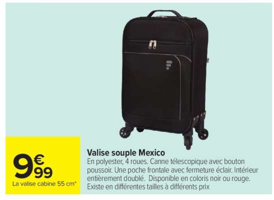 Valise souple Mexico