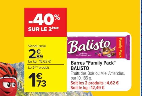 Barres "Family Pack" BALISTO