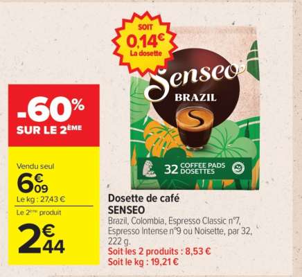 Dosette de café SENSEO