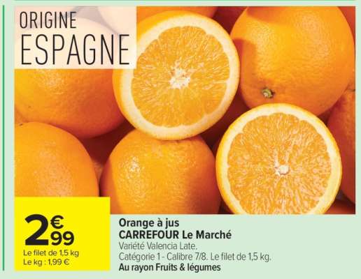 Orange à jus