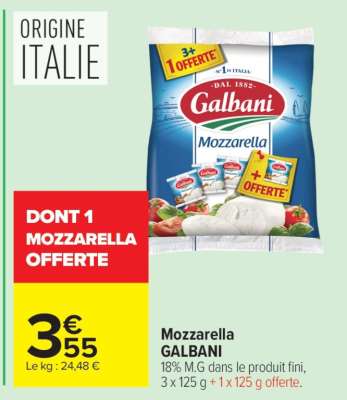 Mozzarella Galbani