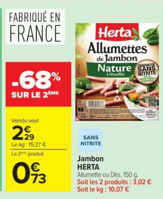 Jambon HERTA