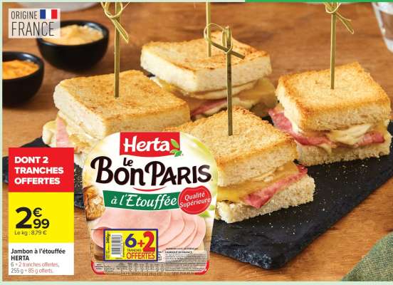 Jambon à l'étouffée HERTA