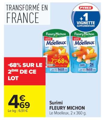 Surimi FLEURY MICHON
