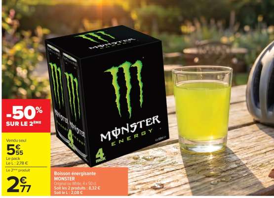 Boisson Energisante Monster