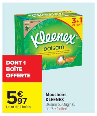 Mouchoirs Kleenex