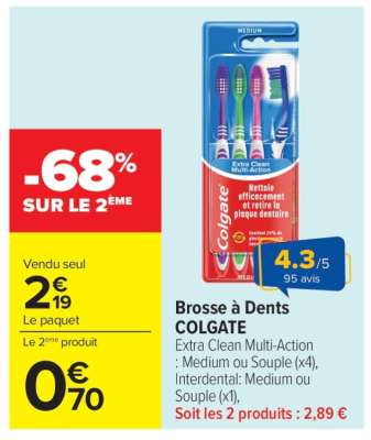 Brosse à dents Colgate