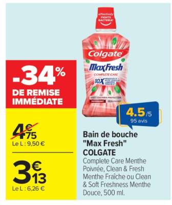 Bain de bouche 'Max Fresh' COLGATE