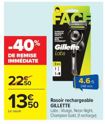 Rasoir Rechargeable Gillette
