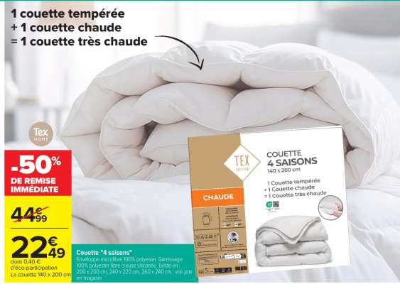 Couette "4 saisons"