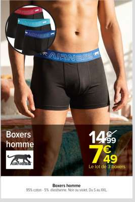 Boxers homme