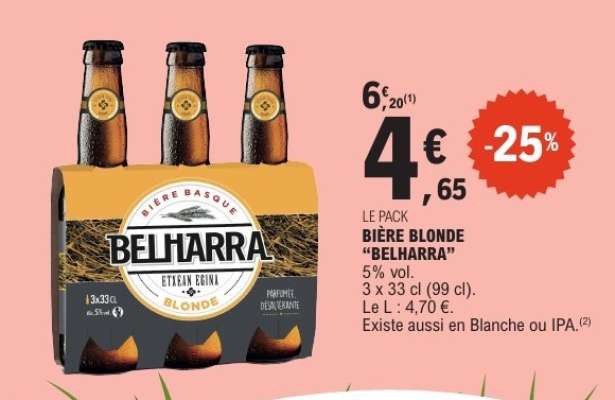 BIÈRE BLONDE “BELHARRA”