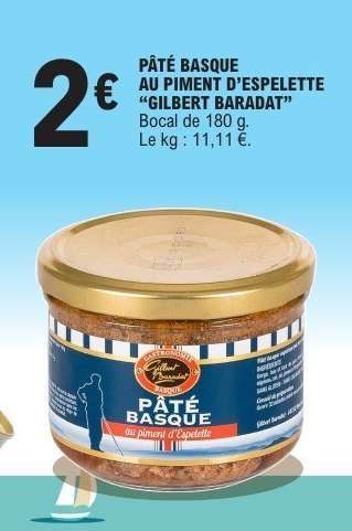 PÂTÉ BASQUE AU PIMENT D’ESPELETTE “GILBERT BARADAT”