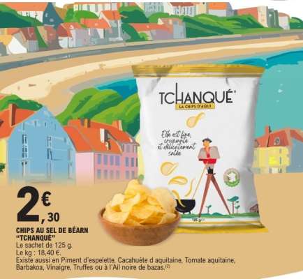 CHIPS AU SEL DE BÉARN "TCHANQUÉ"