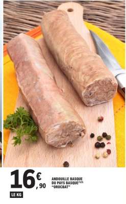 ANDOUILLE BASQUE DU PAYS BASQUE "OROCBAT"