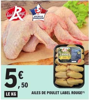 AILES DE POULET LABEL ROUGE