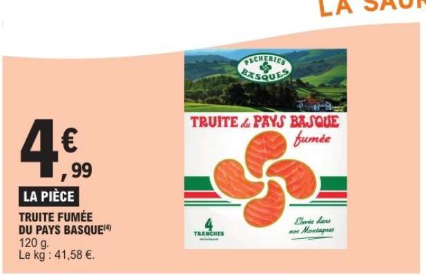 TRUITE FUMÉE DU PAYS BASQUE