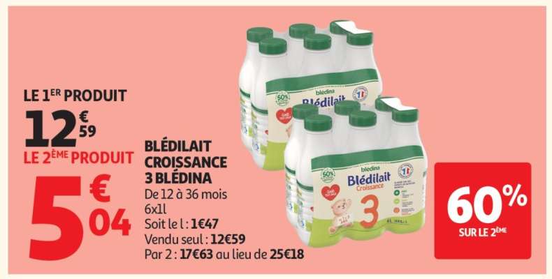 BLEDILAIT CROISSANCE 3 BLEDINA