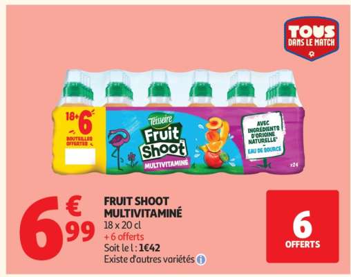 Fruit shoot multivitaminé