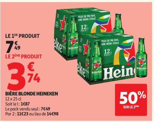 Bière Blonde Heineken*