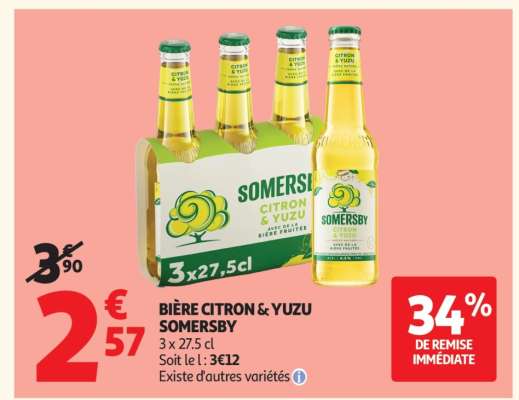 BIÈRE CITRON & YUZU SOMERSBY