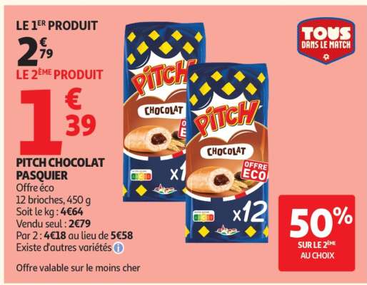 PITCH CHOCOLAT PASQUIER