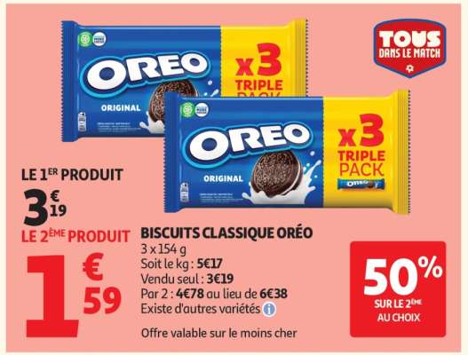 BISCUITS CLASSIQUE ORÉO