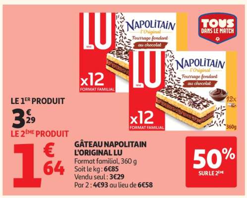 GÂTEAU NAPOLITAIN L'ORIGINAL LU