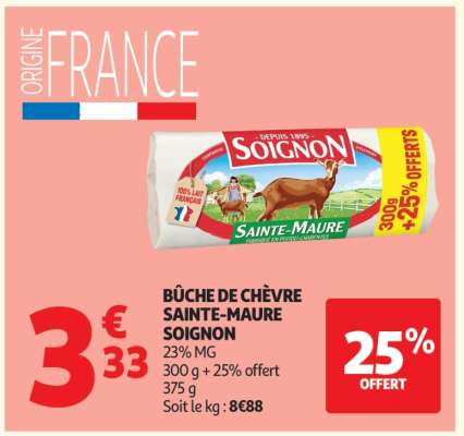 Bûche De Chèvre Sainte-Maure Soignon