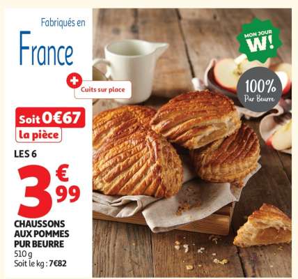 Chaussons Aux Pommes Pur Beurre
