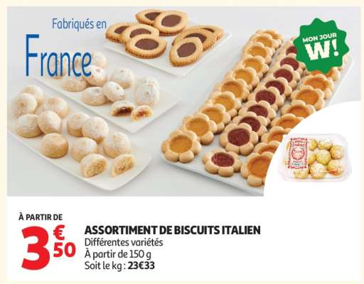 ASSORTIMENT DE BISCUITS ITALIEN