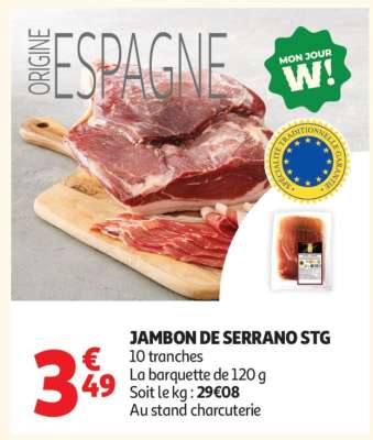 JAMBON DE SERRANO STG