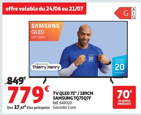 TV QLED 75" / 189CM SAMSUNG TQ75Q7F