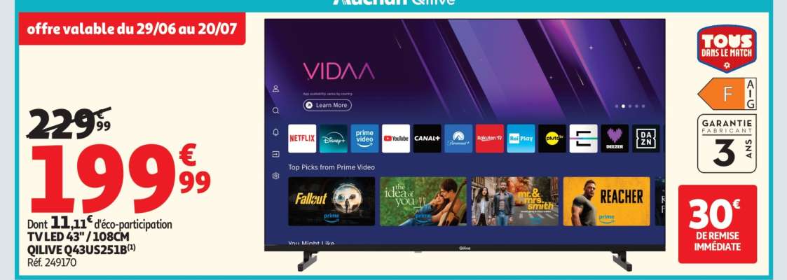 TV LED 43" / 108CM