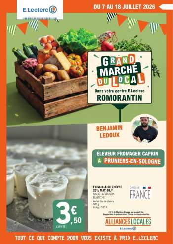 Catalogue E.Leclerc - 06/07/2026 - 18/07/2026.