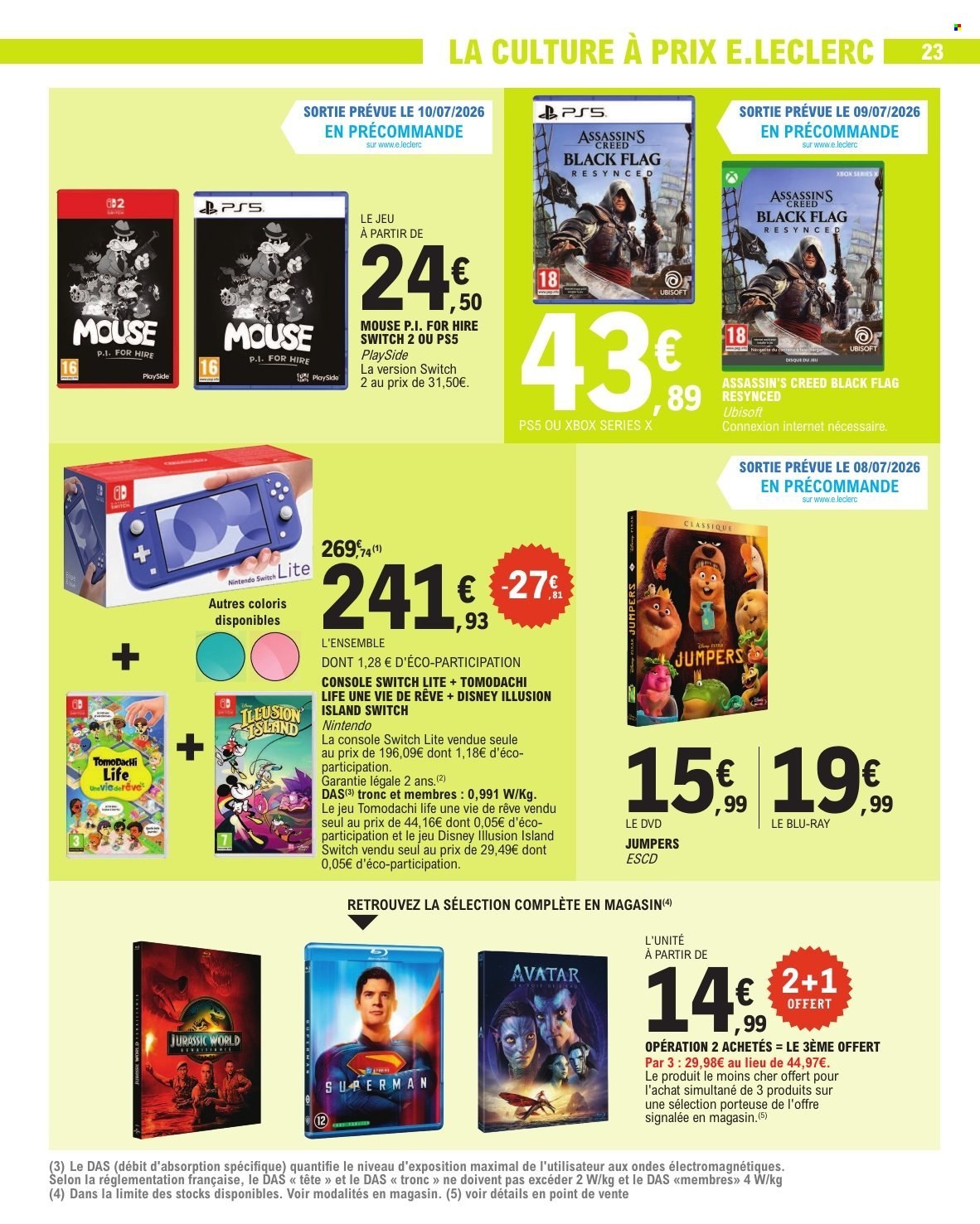 Catalogue E.Leclerc - 07/07/2026 - 18/07/2026. Page 23