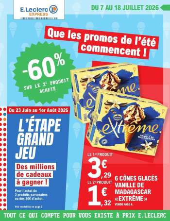 Catalogue E.Leclerc - 07/07/2026 - 18/07/2026.