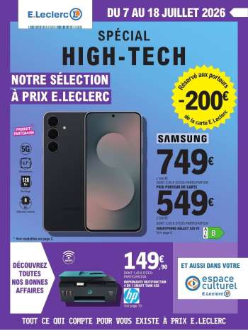 Catalogue E.Leclerc - 07/07/2026 - 18/07/2026.
