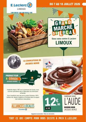 Catalogue E.Leclerc - 07/07/2026 - 18/07/2026.