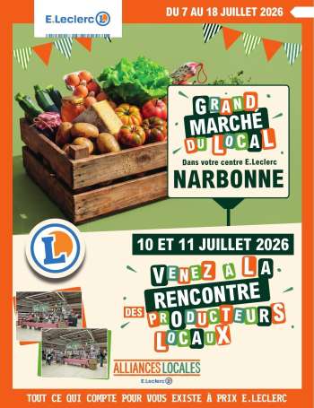 Catalogue E.Leclerc - 07/07/2026 - 18/07/2026.